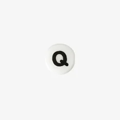Rico Design 1 Perle Alphabet En Ceramique Blanche