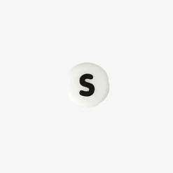 Rico Design 1 Perle Alphabet En Ceramique Blanche