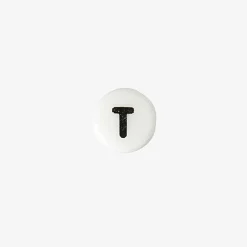 Rico Design 1 Perle Alphabet En Ceramique Blanche
