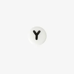 Rico Design 1 Perle Alphabet En Ceramique Blanche