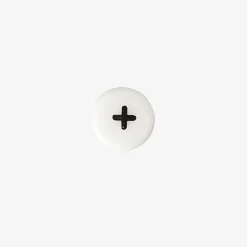 Rico Design 1 Perle Alphabet En Ceramique Blanche