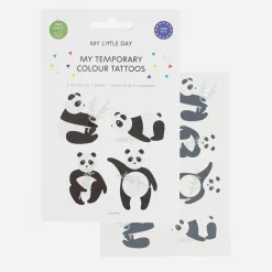 My Little Day 1 Planche De 8 Tatouages Panda><noscript><img width=