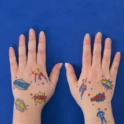 My Little Day 1 Planche De 8 Tatouages Super Heros> Tatouages Éphémères