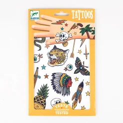 Djeco 2 Planches De Tatouages Bang Bang> Tatouages Éphémères