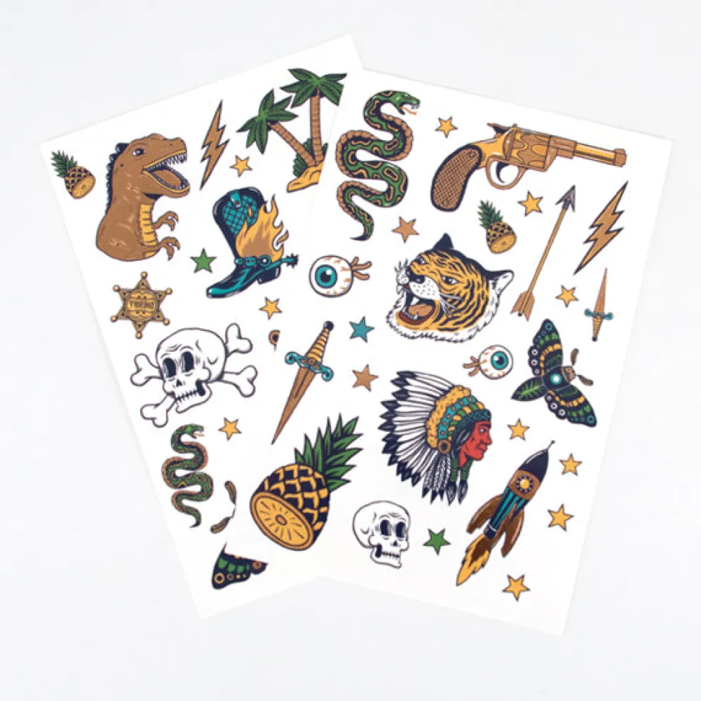 Djeco 2 Planches De Tatouages Bang Bang> Tatouages Éphémères