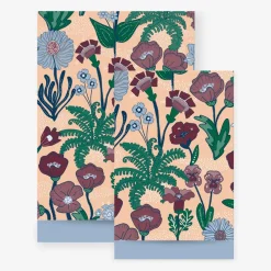 House of Products 1 Pochette En Papier Fleurs Vintage Bordeaux> Pochettes Cadeaux