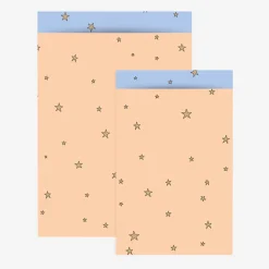 House of Products 1 Pochette En Papier Orange Etoilee> Pochettes Cadeaux