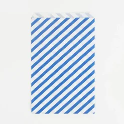 My Little Day 10 Pochettes Rayures Bleu> Pochettes Cadeaux