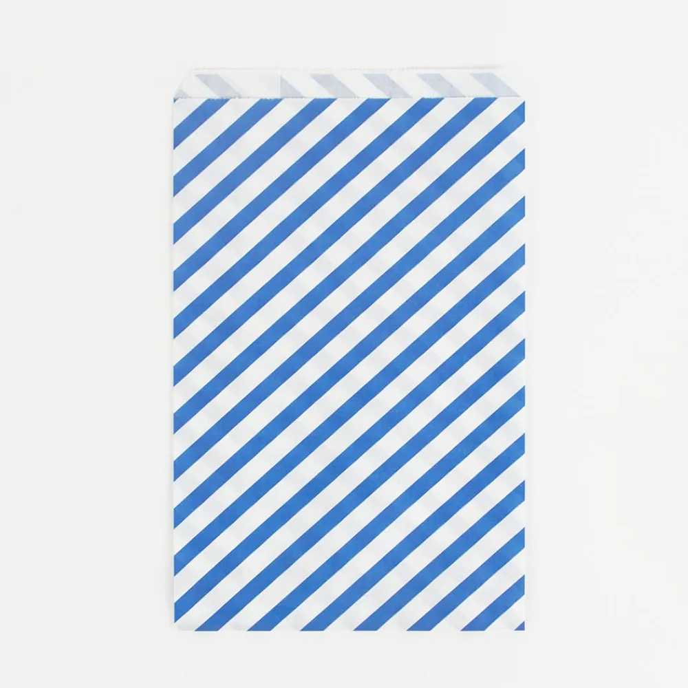My Little Day 10 Pochettes Rayures Bleu> Pochettes Cadeaux