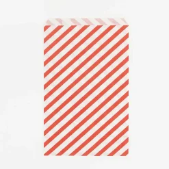My Little Day 10 Pochettes Rayures Rouge> Pochettes Cadeaux