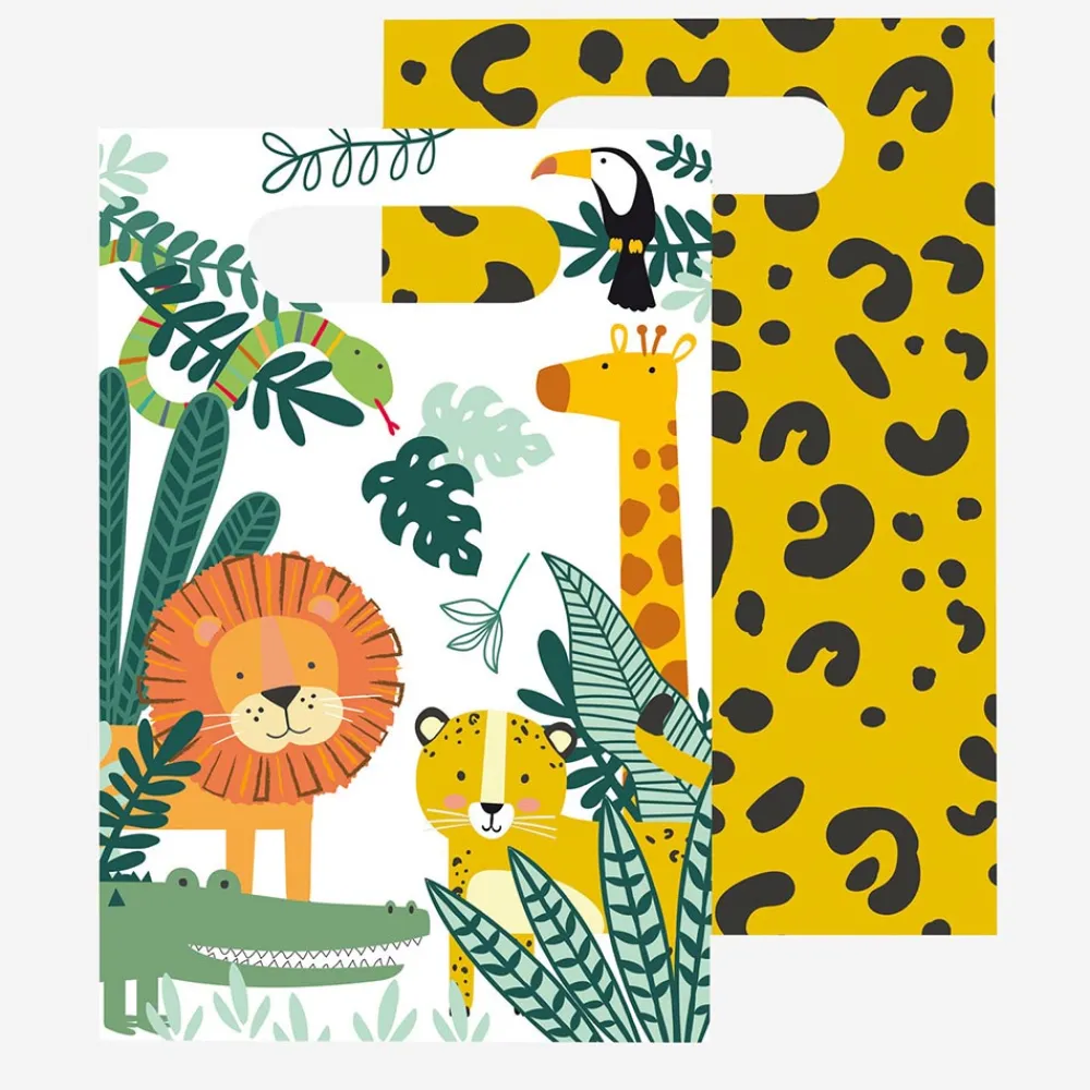 Amscan 8 Pochettes Safari> Pochettes Cadeaux