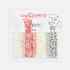 ScrapCooking 4 Pots Deco Sucrees Mix Love Coeurs