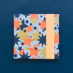 House of Products 1 Rouleau De Papier Cadeau Etoiles Bleues> Papier Cadeau