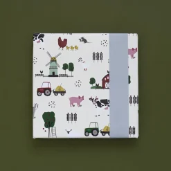 House of Products 1 Rouleau De Papier Cadeau Ferme Bleu> Papier Cadeau