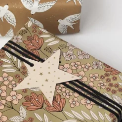 House of Products 1 Rouleau De Papier Cadeau Fleurs Vintage> Papier Cadeau