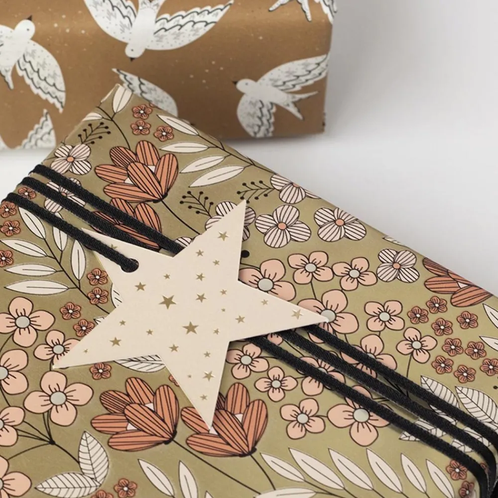 House of Products 1 Rouleau De Papier Cadeau Fleurs Vintage> Papier Cadeau