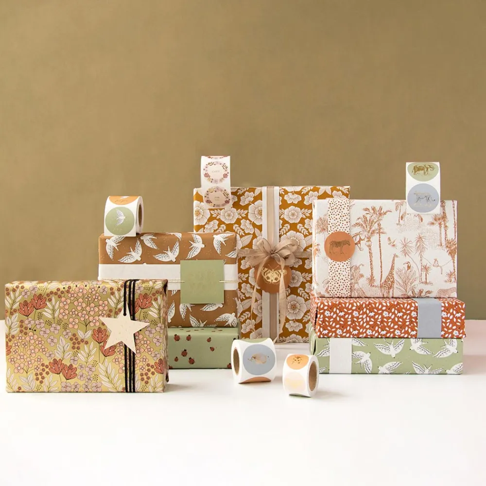 House of Products 1 Rouleau De Papier Cadeau Fleurs Vintage> Papier Cadeau