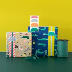 House of Products 1 Rouleau De Papier Cadeau Crocodile><noscript><img width=