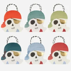 Meri Meri 8 Sacs Cadeaux Pirate> Pochettes Cadeaux