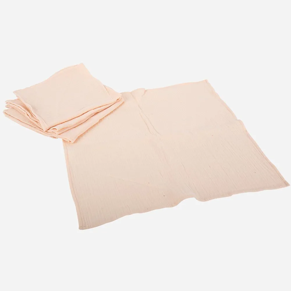 Arty Fêtes Factory 4 Serviettes En Gaze De Coton Blush