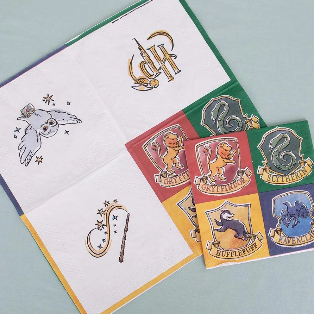 Unique Party 16 Serviettes En Papier Harry Potter