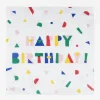 My Little Day 20 Serviettes Happy Birthday Et Cotillons