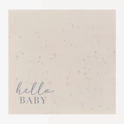 Ginger Ray 16 Serviettes Hello Baby