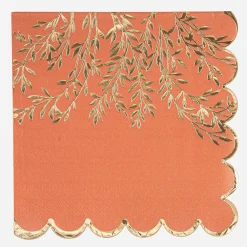 Arty Fêtes Factory 16 Serviettes Jolis Brins Terracotta