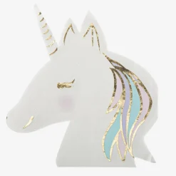 Arty Fêtes Factory 12 Serviettes Licorne Pastel Et Dore
