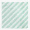 My Little Day 20 Serviettes Rayures Aqua