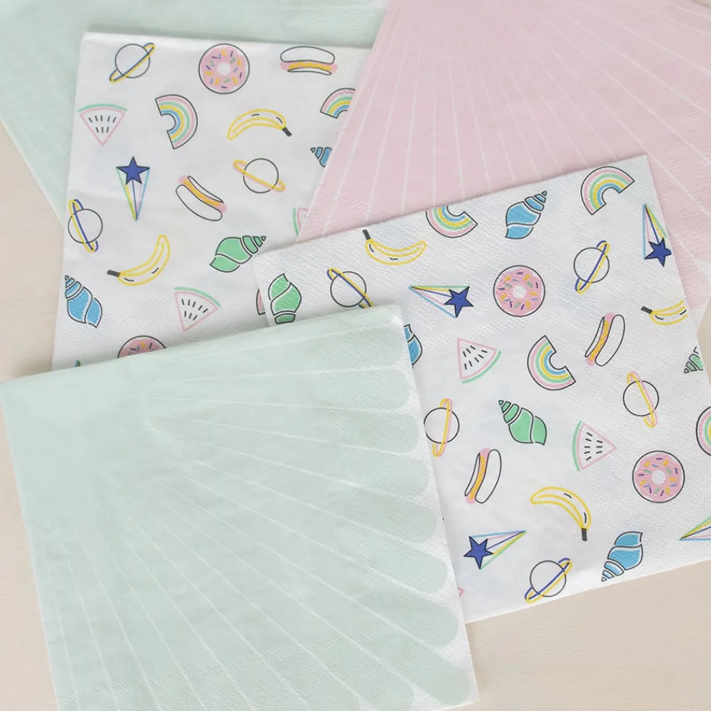 My Little Day 20 Serviettes Vert Pastel