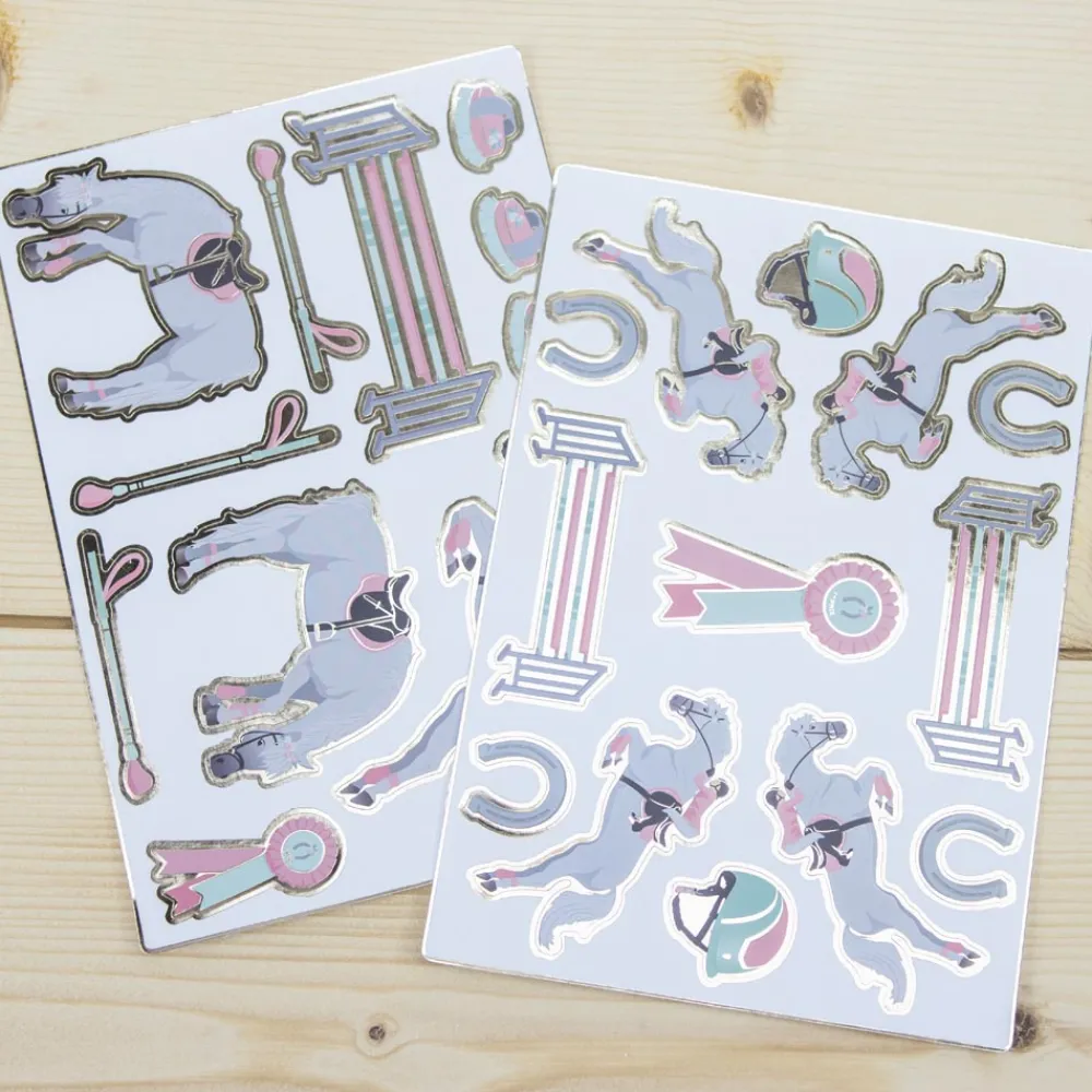 Party Pro 25 Stickers Equitation> Stickers Et Gommettes