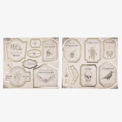 Party Pro 15 Stickers Pour Bouteille Cabinet De Curiosites Halloween> Stickers Et Gommettes
