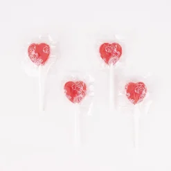 Geslot 1 Sucette Coeur Rouge