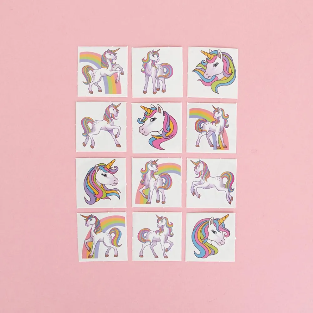 Playwrite 12 Tatouages Licorne> Tatouages Éphémères