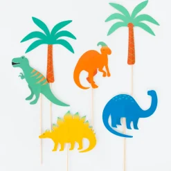 My Little Day 6 Toppers Dinosaure