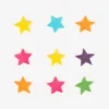 Creative Party 9 Toppers En Sucre - Etoiles Multicolores