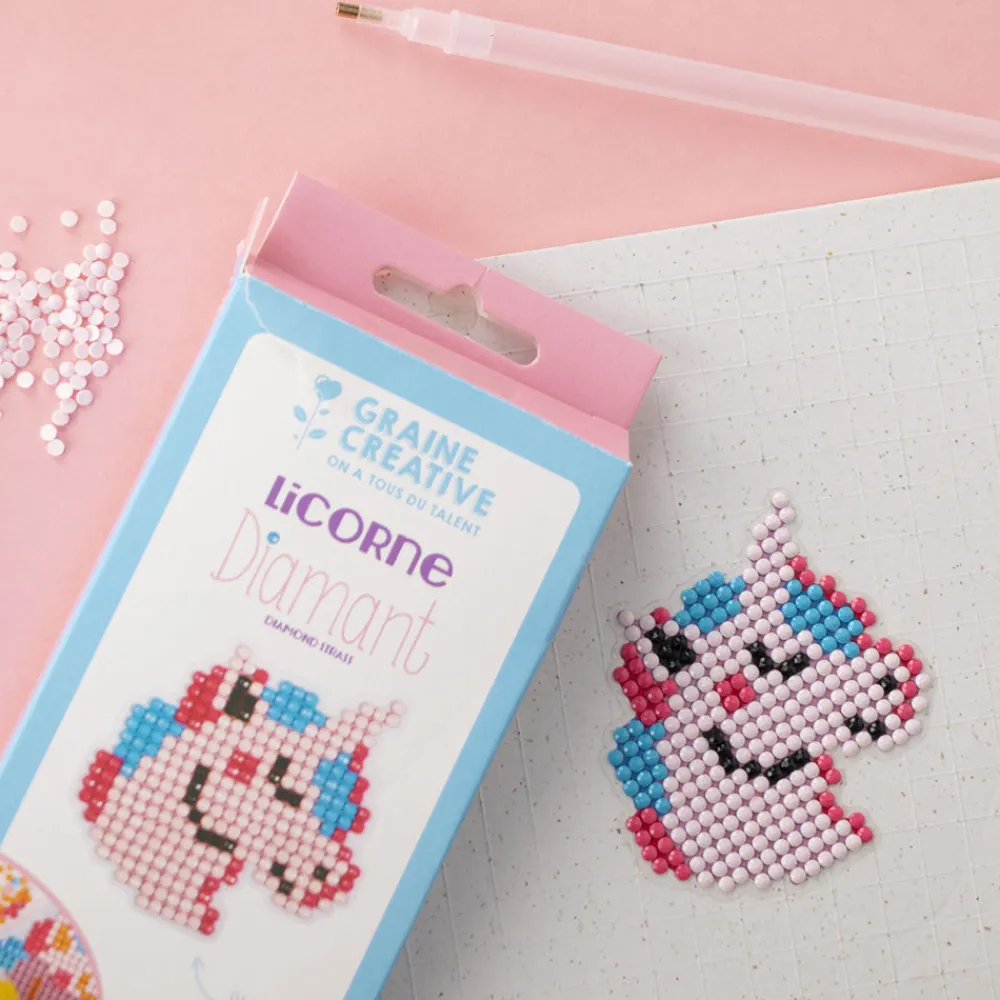 Graine Créative Activite : Diamant Mosaique Licorne