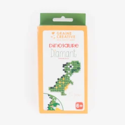 Graine Créative Activite : Diamant Mosaique Dinosaure