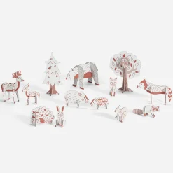 Djeco Activite Coloriage Et Assemblage : Foret> Coloriages