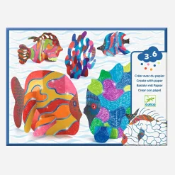 Djeco Activite De Coloriage : Poissons