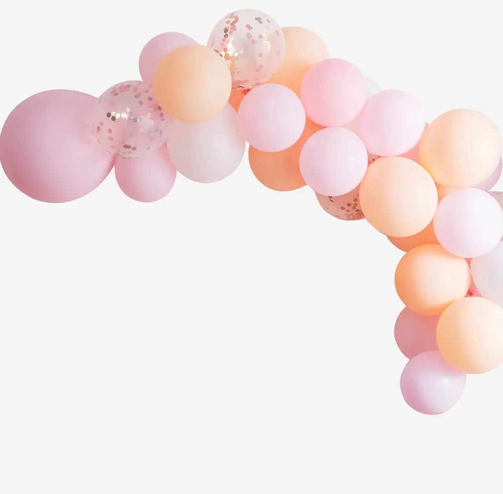 Ginger Ray Arche De Ballon : 60 Ballons Camaieu De Rose Clair> Ballons De Baudruche Unis