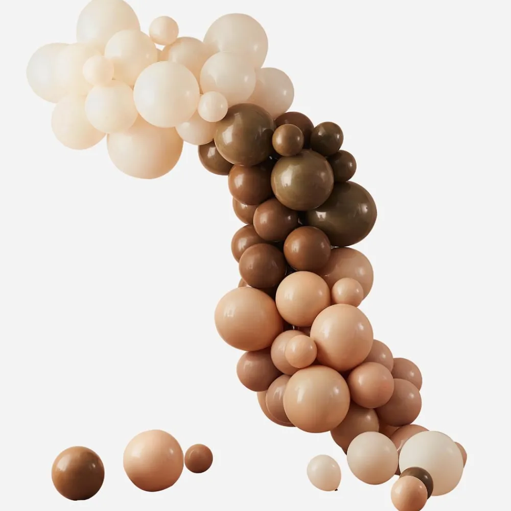 Ginger Ray Arche De Ballon Nude Et Chocolat> Arche De Ballon