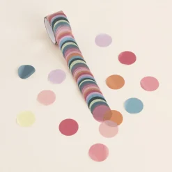 Rico Design Autocollant Washi Tape Rond Colores> Stickers Et Gommettes