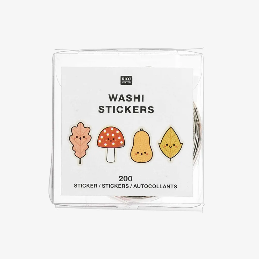 Rico Design Autocollant Washi Tape Stickers Automne Kawaii> Masking Tape