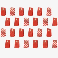 Party Deco Avent - Calendrier De L'Avent Sachets Rouge><noscript><img width=