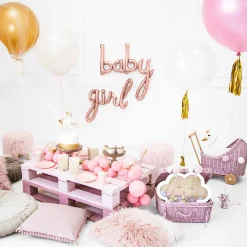 Party Deco Baby Shower - Ballon Lettre - Rose Gold> Ballons Lettre