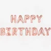Party Deco Ballon Anniversaire - Happy Birthday Rose> Ballons Lettre