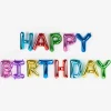 Creative Party Ballon Anniversaire - Happy Birthday Multicolore> Ballons Lettre