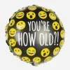 Grabo Balloons Ballon Anniversaire Emoji> Ballons Helium À Forme